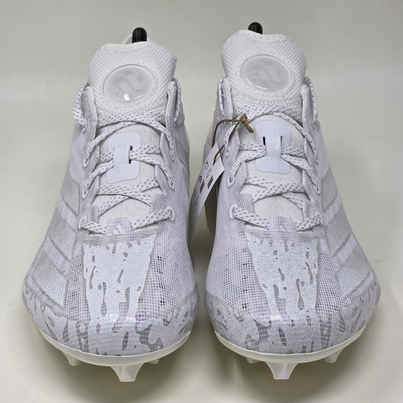 Adidas Adizero Electric American Football Cleats White Mens Size 9 IE4413 New - Picture 7 of 13